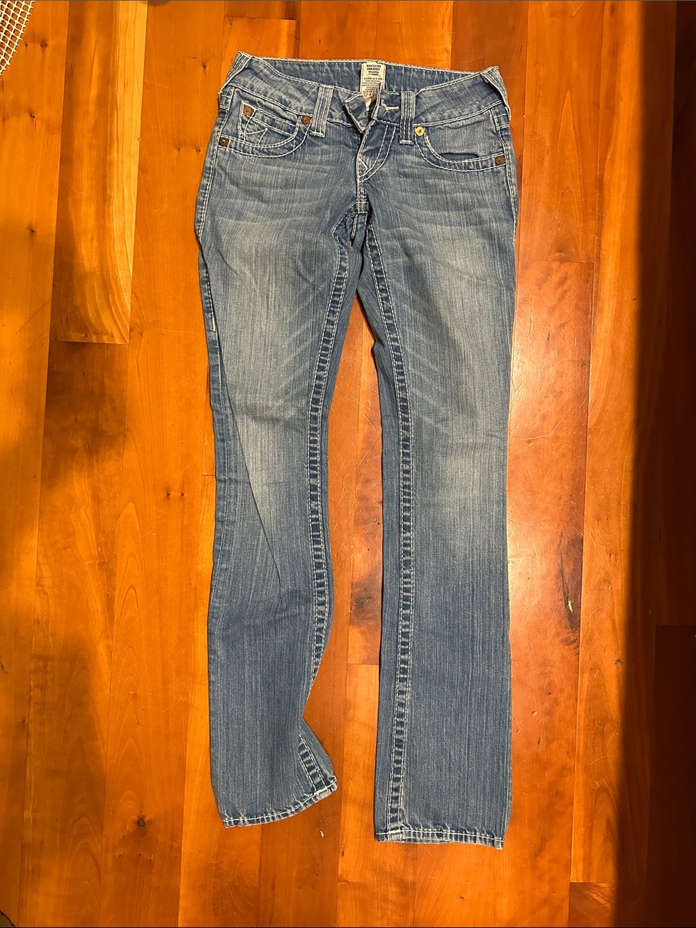 True Religion Women's Light Blue Bootcut Jeans